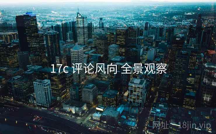 17c 评论风向 全景观察 17c 评论风向 全景观察