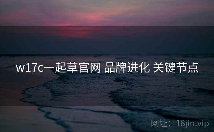 w17c一起草官网 品牌进化 关键节点 w17c一起草官网 品牌进化 关键节点