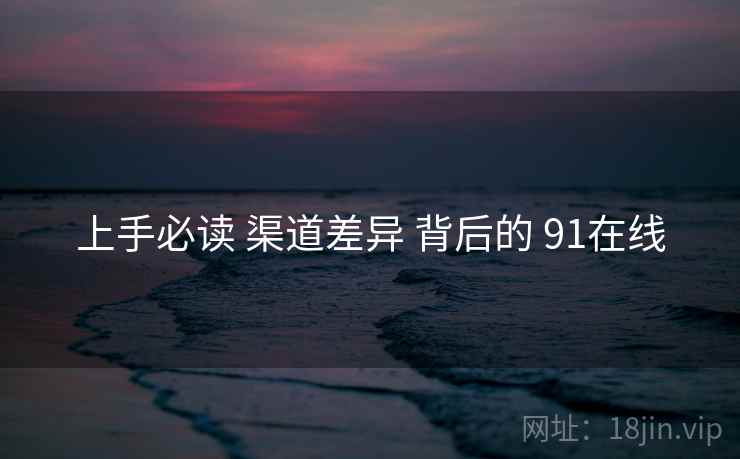 上手必读 渠道差异 背后的 91在线 上手必读 渠道差异 背后的 91在线