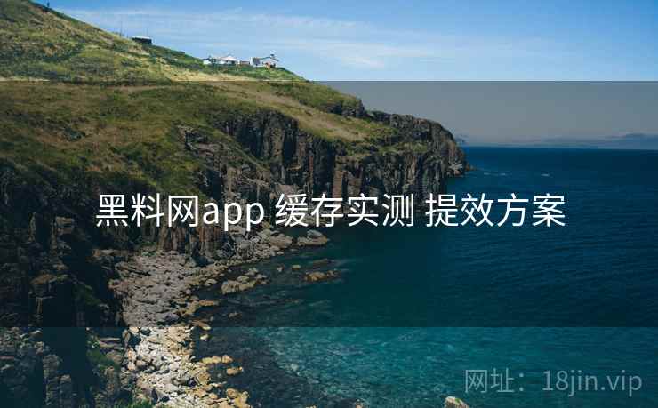 黑料网app 缓存实测 提效方案 黑料网app 缓存实测 提效方案